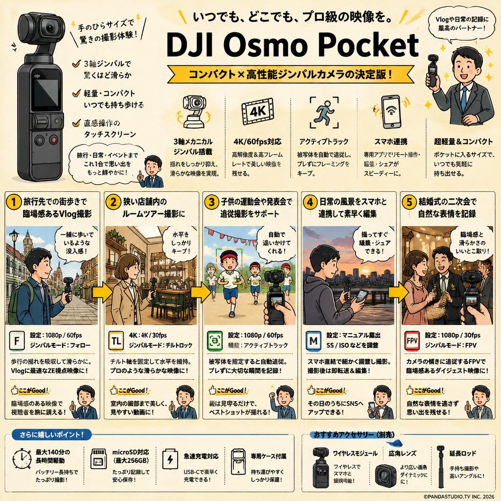 DJI Osmo Pocket 用途