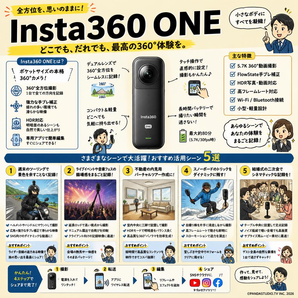 Insta360 ONE 用途