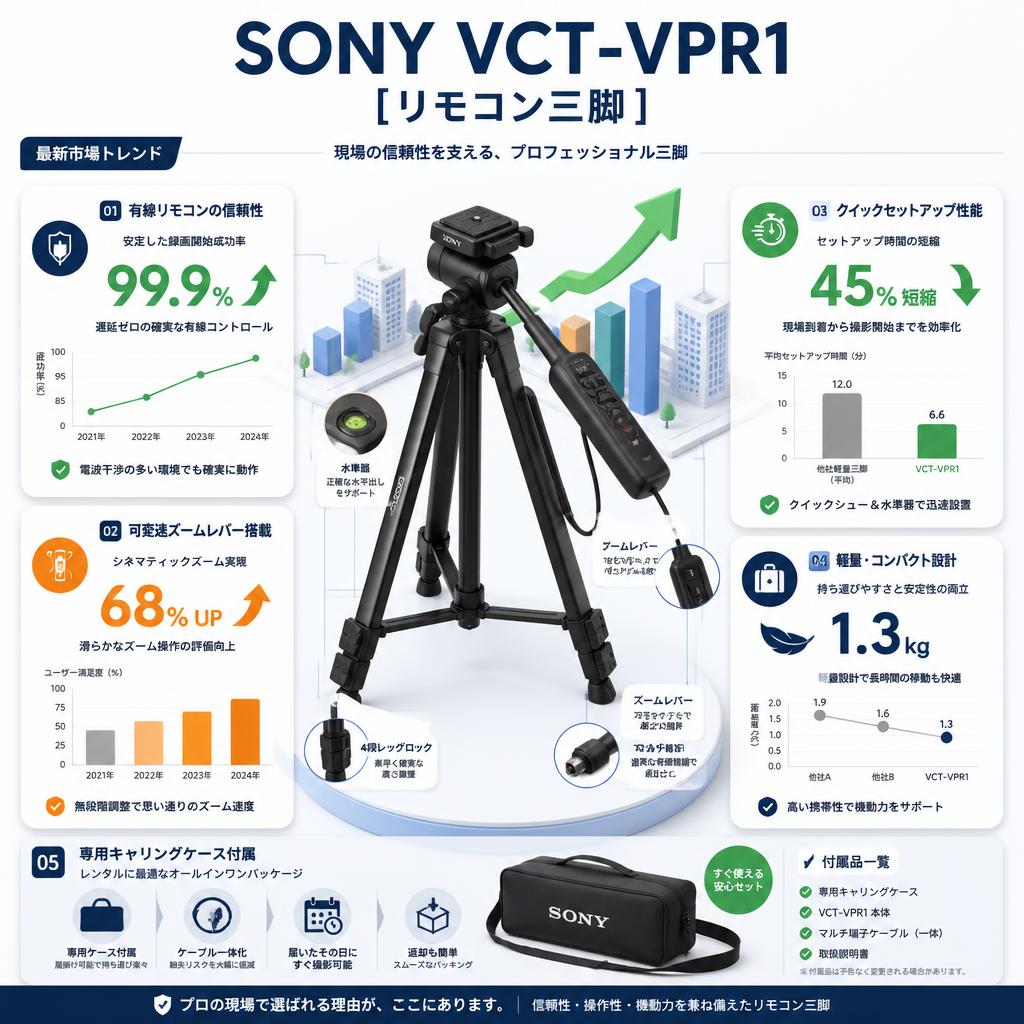 SONY VCT-VPR1 [リモコン三脚] セールスポイント