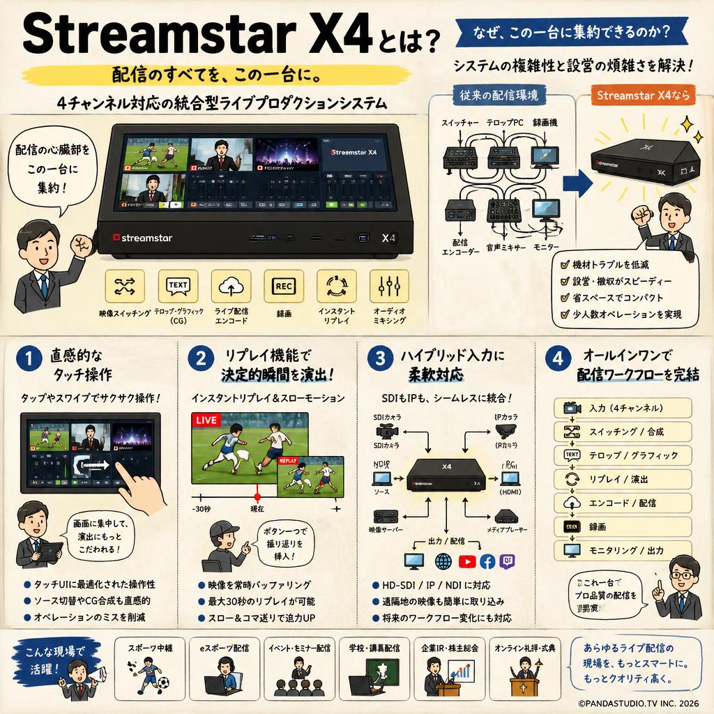 Streamstar X4 概要