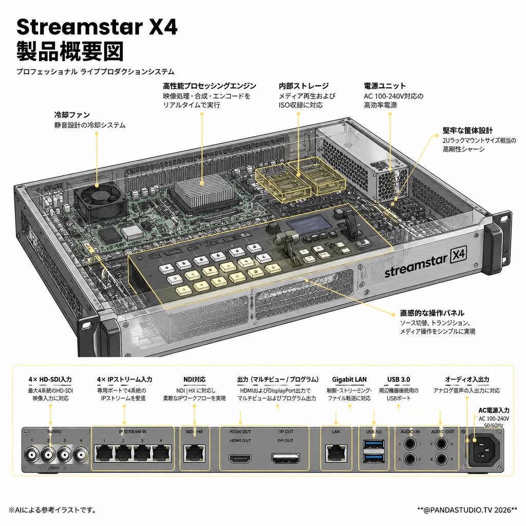 Streamstar X4 スペック