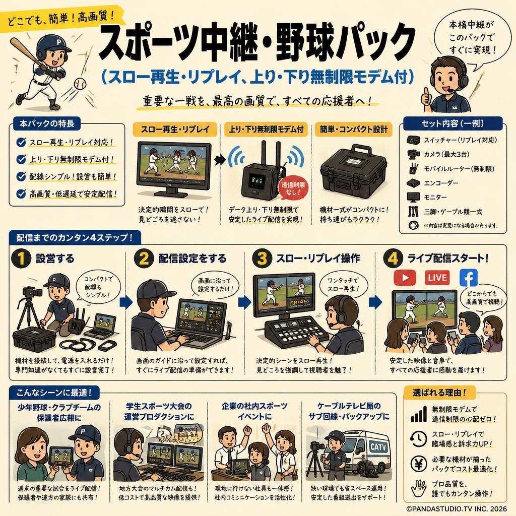スポーツ中継・野球パック（スロー再生・リプレイ、上り・下り無制限モデム付） おもな対象のお客様