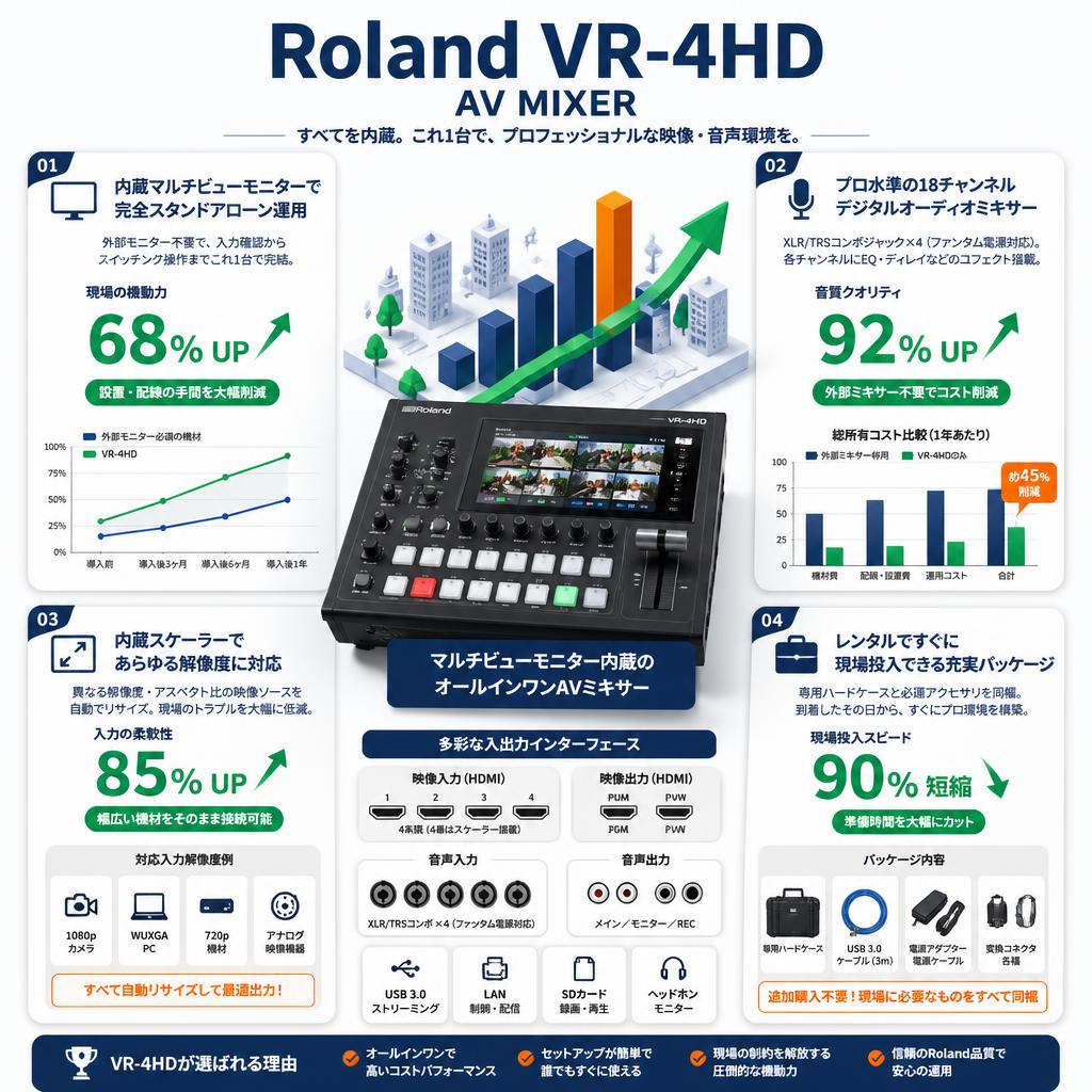Roland VR-4HD AV MIXER セールスポイント