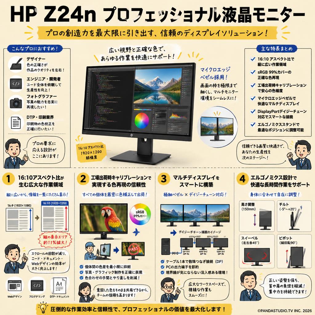 HP Z24n プロフェッショナル液晶モニター 概要
