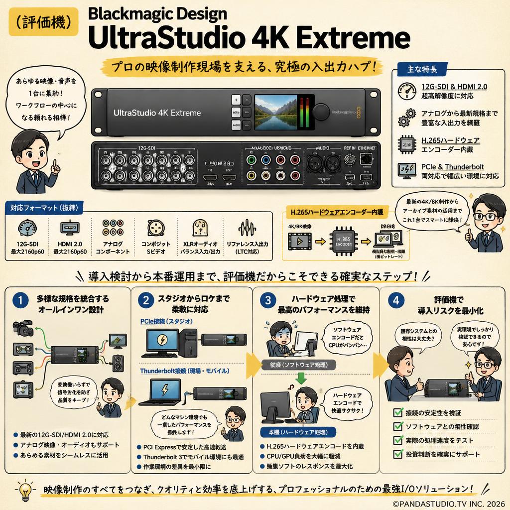 (評価機）Blackmagic Design UltraStudio 4K Extreme 概要