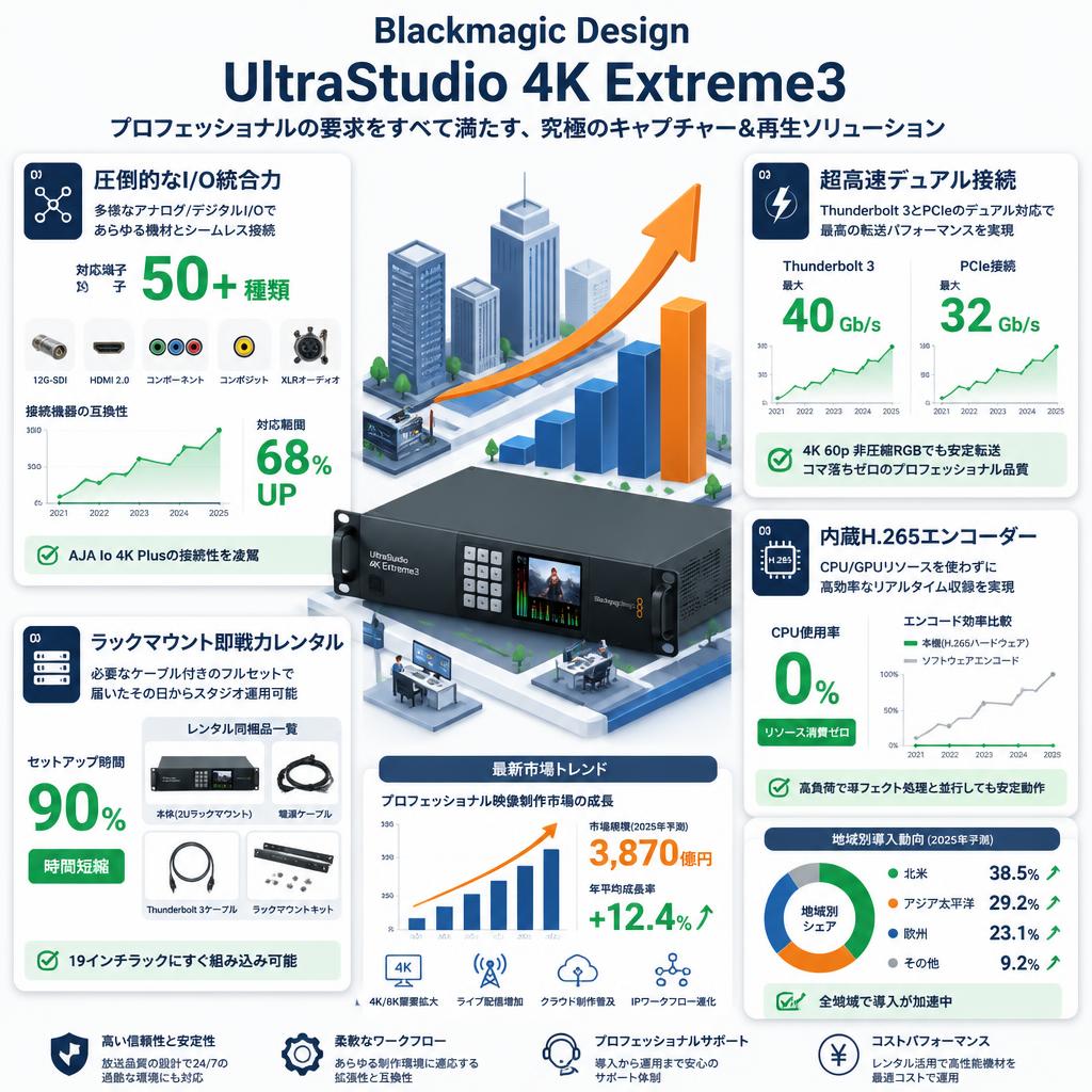 Blackmagic Design UltraStudio 4K Extreme3 セールスポイント