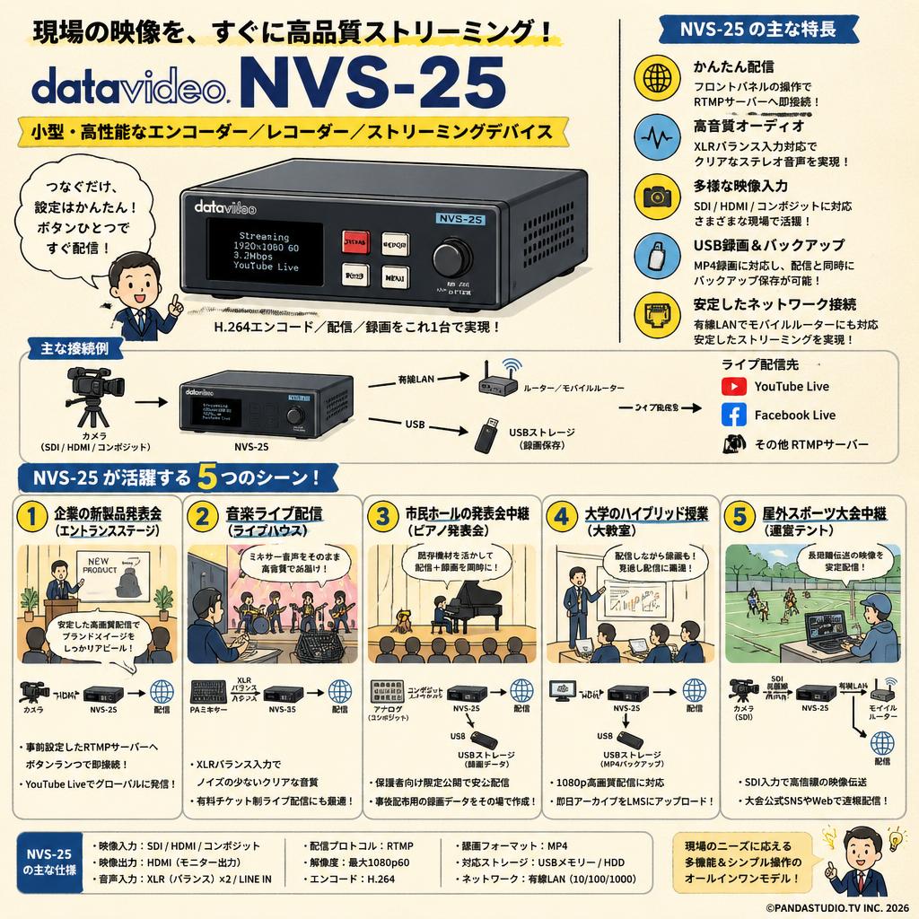 datavideo NVS-25 用途