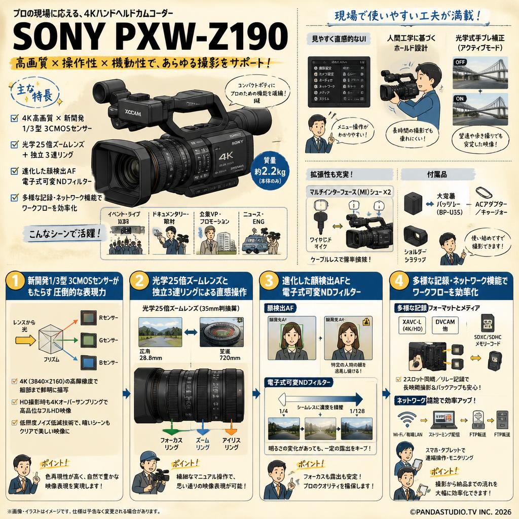 SONY PXW-Z190 概要
