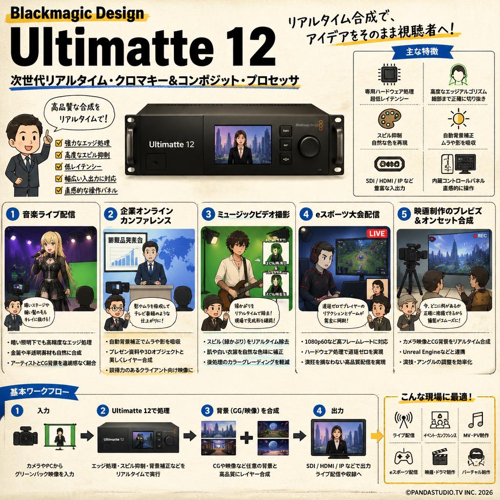 BlackmagicDesign Ultimatte 12 用途