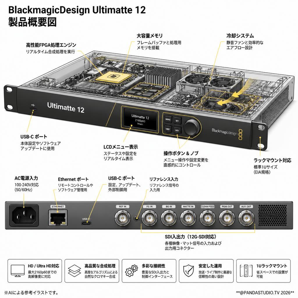 BlackmagicDesign Ultimatte 12 スペック