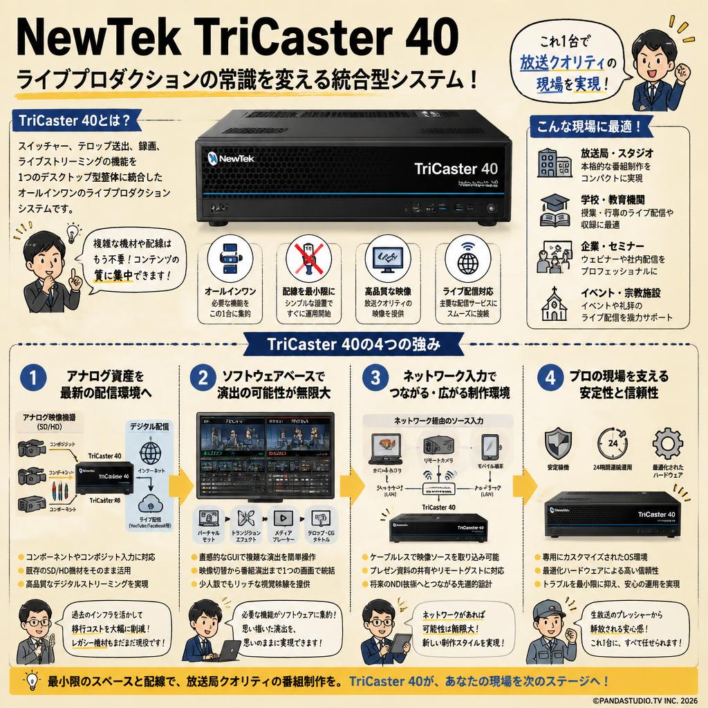NewTek TriCaster 40 概要