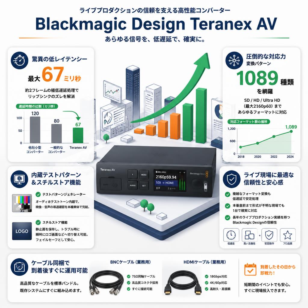 Blackmagic Design Teranex AV セールスポイント