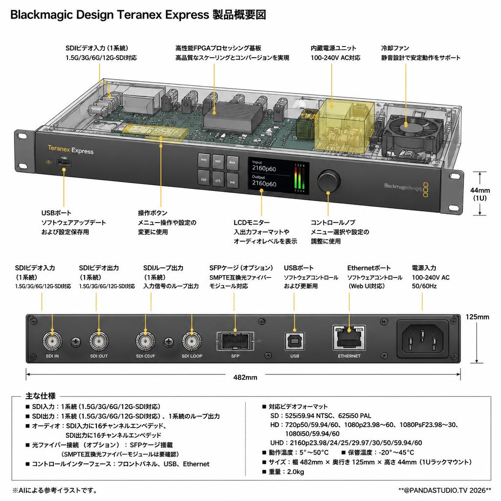 Blackmagic Design Teranex Express スペック