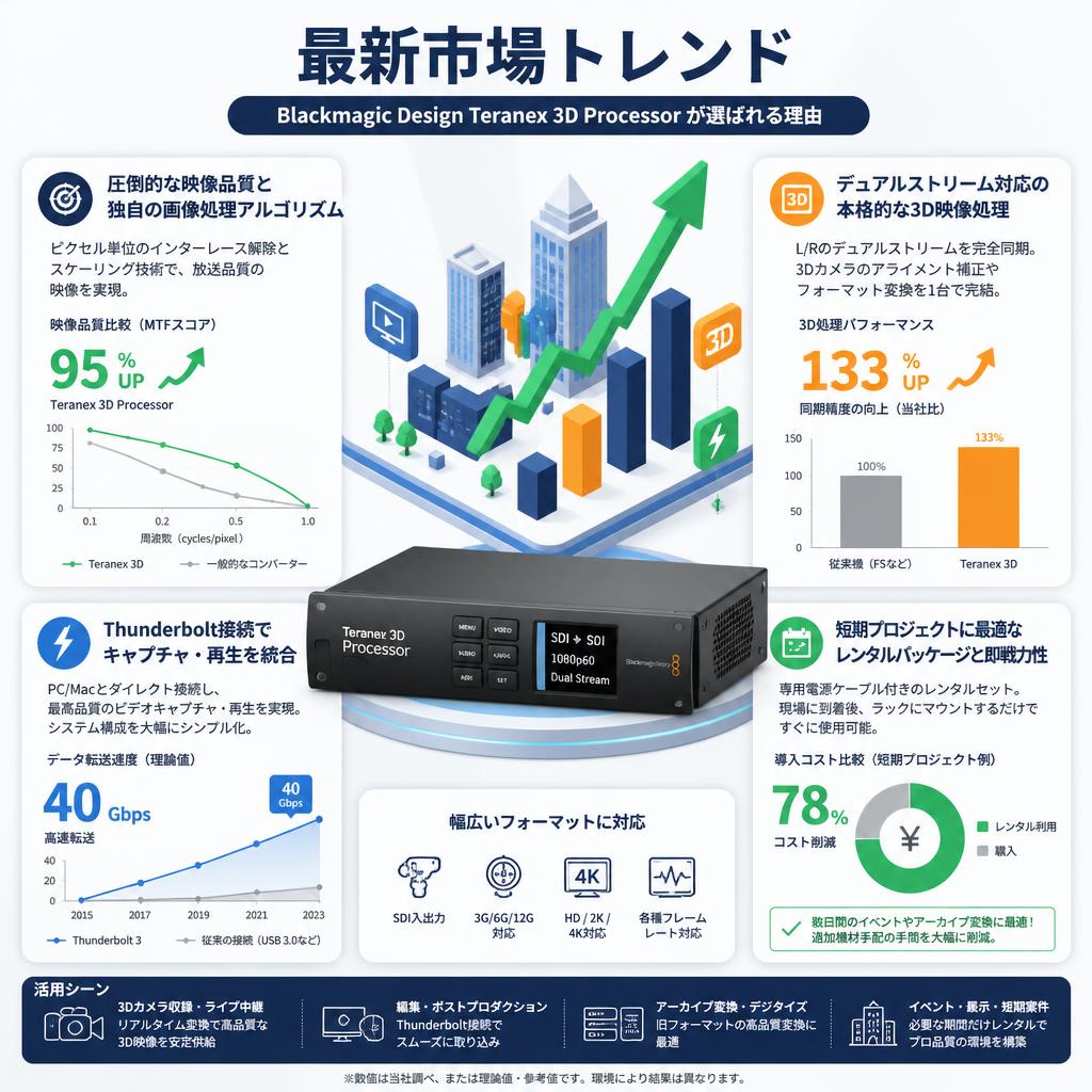 Blackmagic Design Teranex 3D Processor セールスポイント