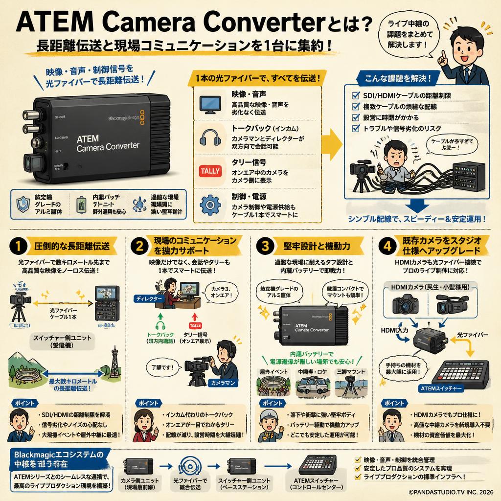 Blackmagic Design ATEM Camera Converter 概要