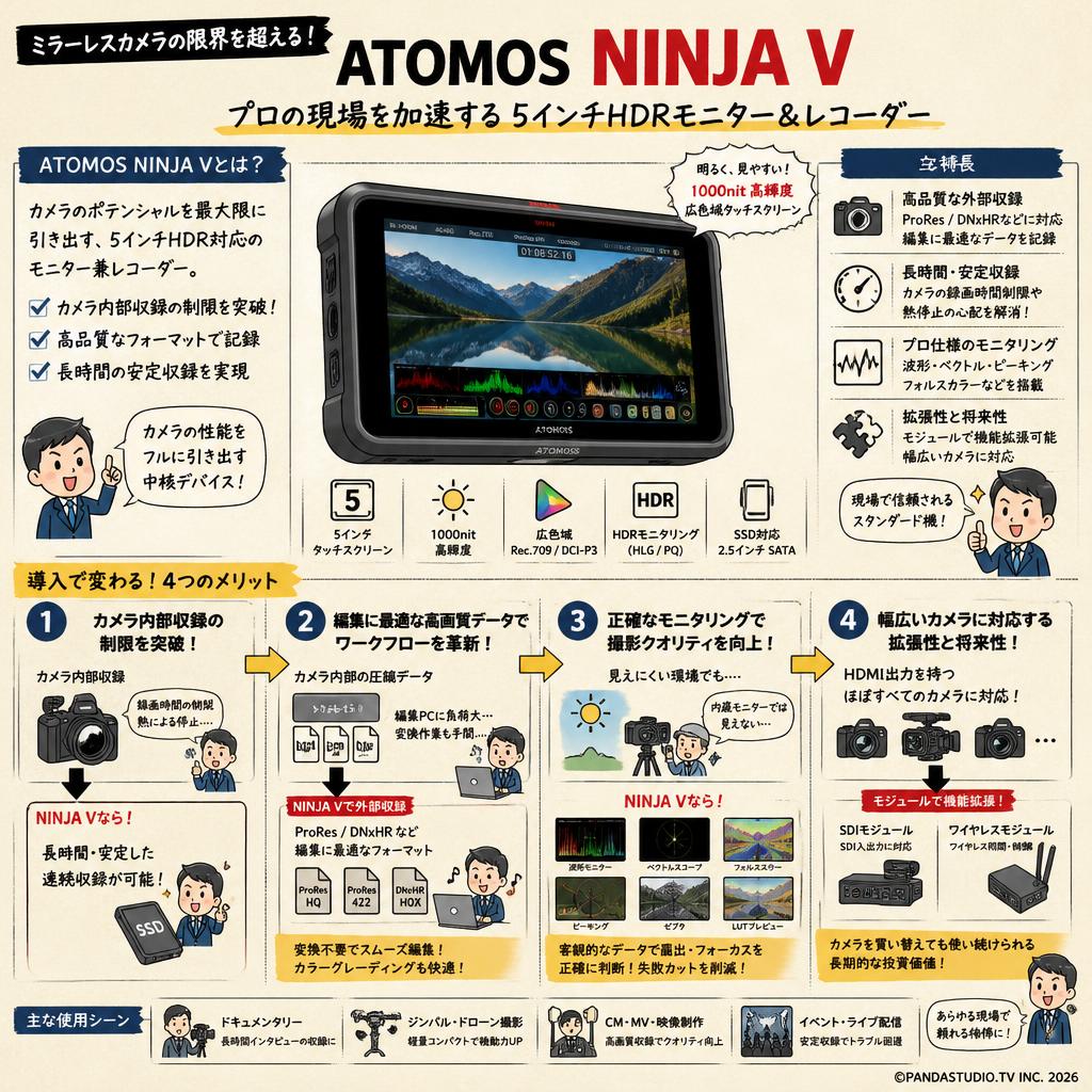 ATOMOS NINJA V 概要