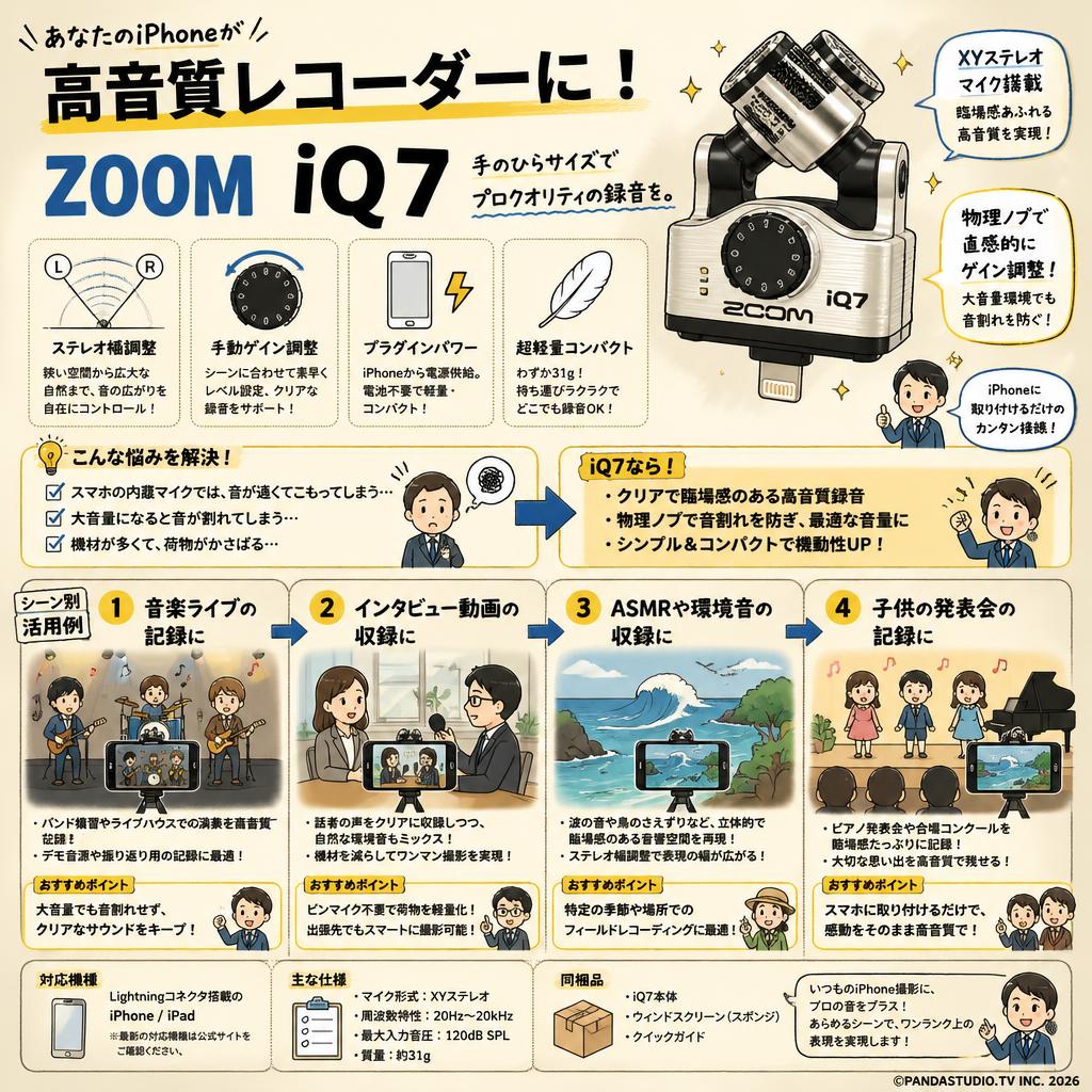 ZOOM  iQ7 おもな対象のお客様