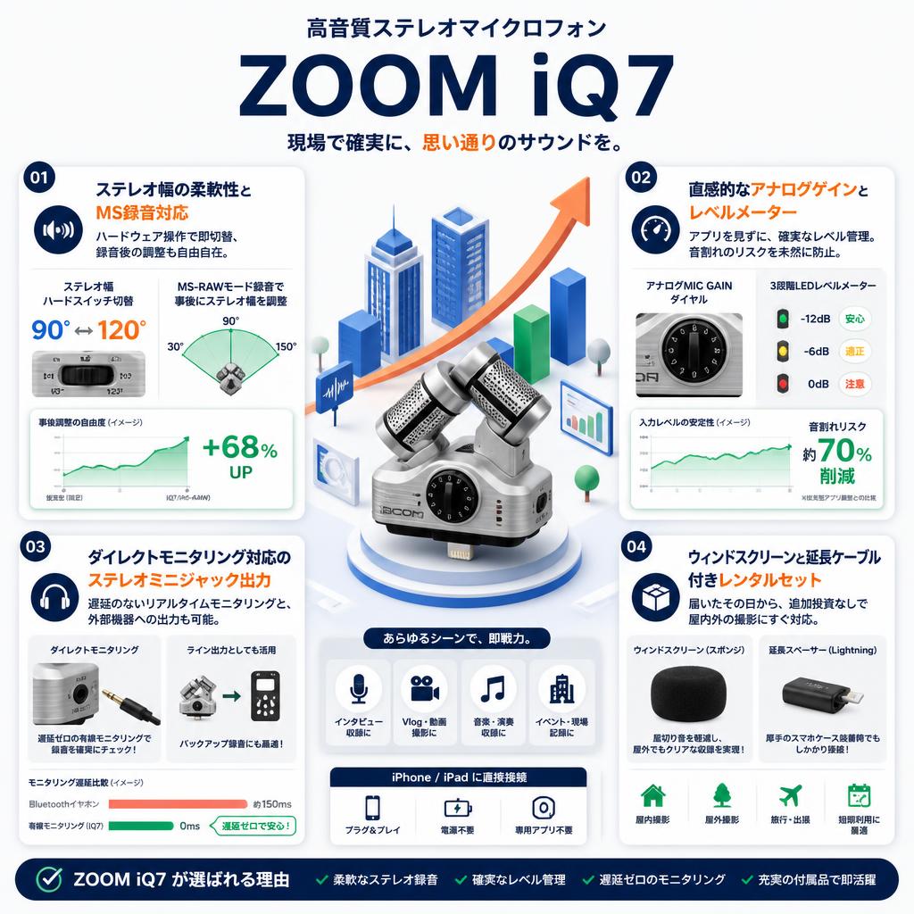ZOOM  iQ7 セールスポイント