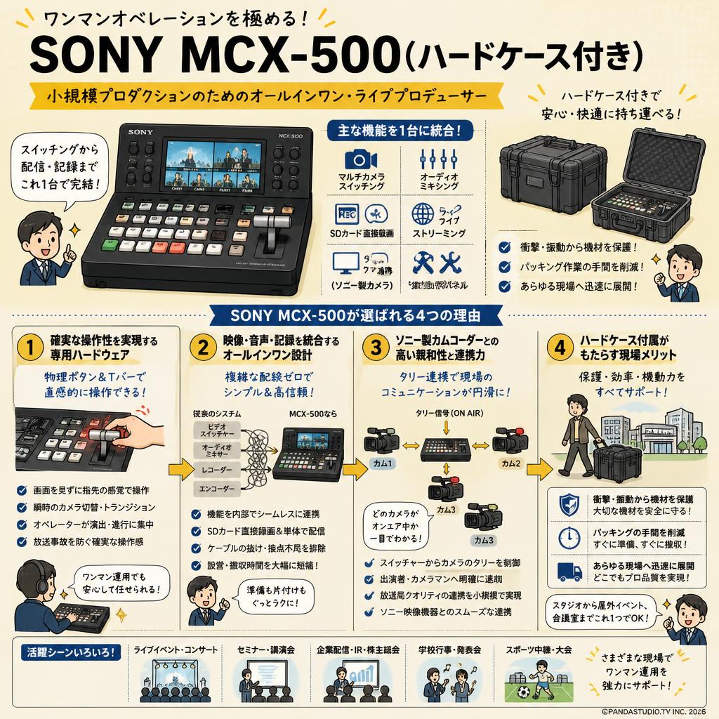 SONY MCX-500(ハードケース付き) 概要
