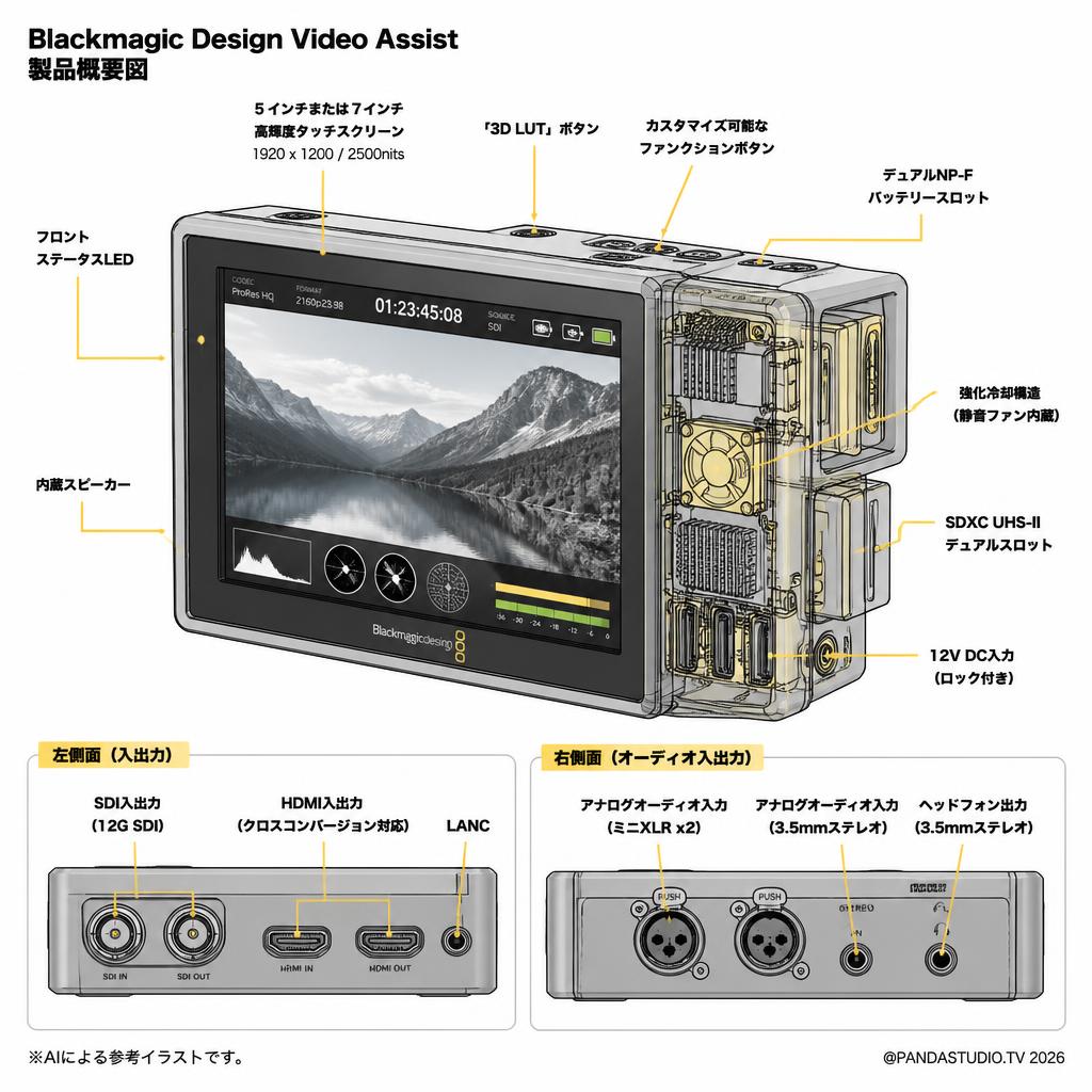 Blackmagic Design Video Assist スペック