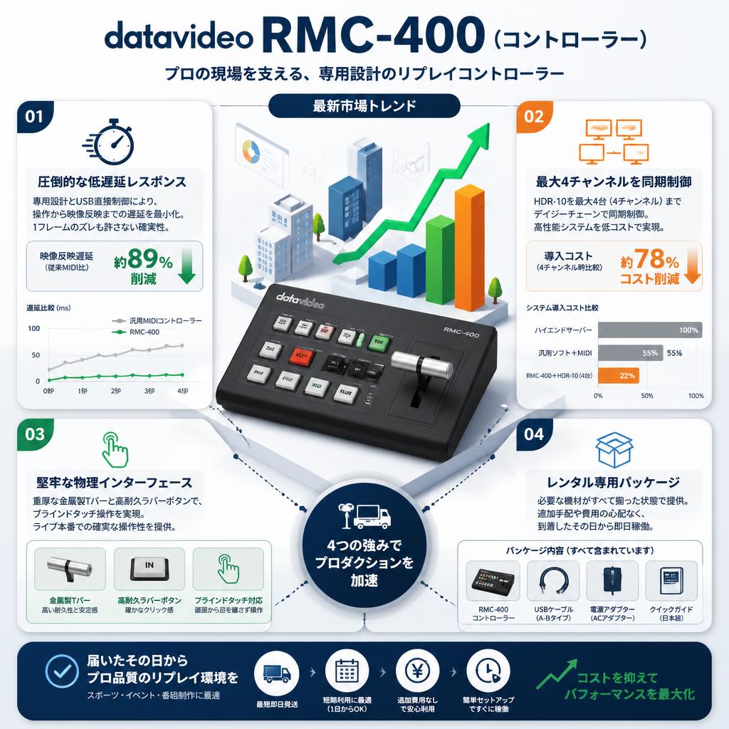 datavideo RMC-400（コントローラー） セールスポイント