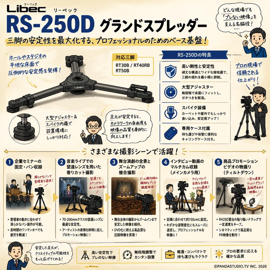 Libec リーベック RS-250D グランドスプレッダー 用途