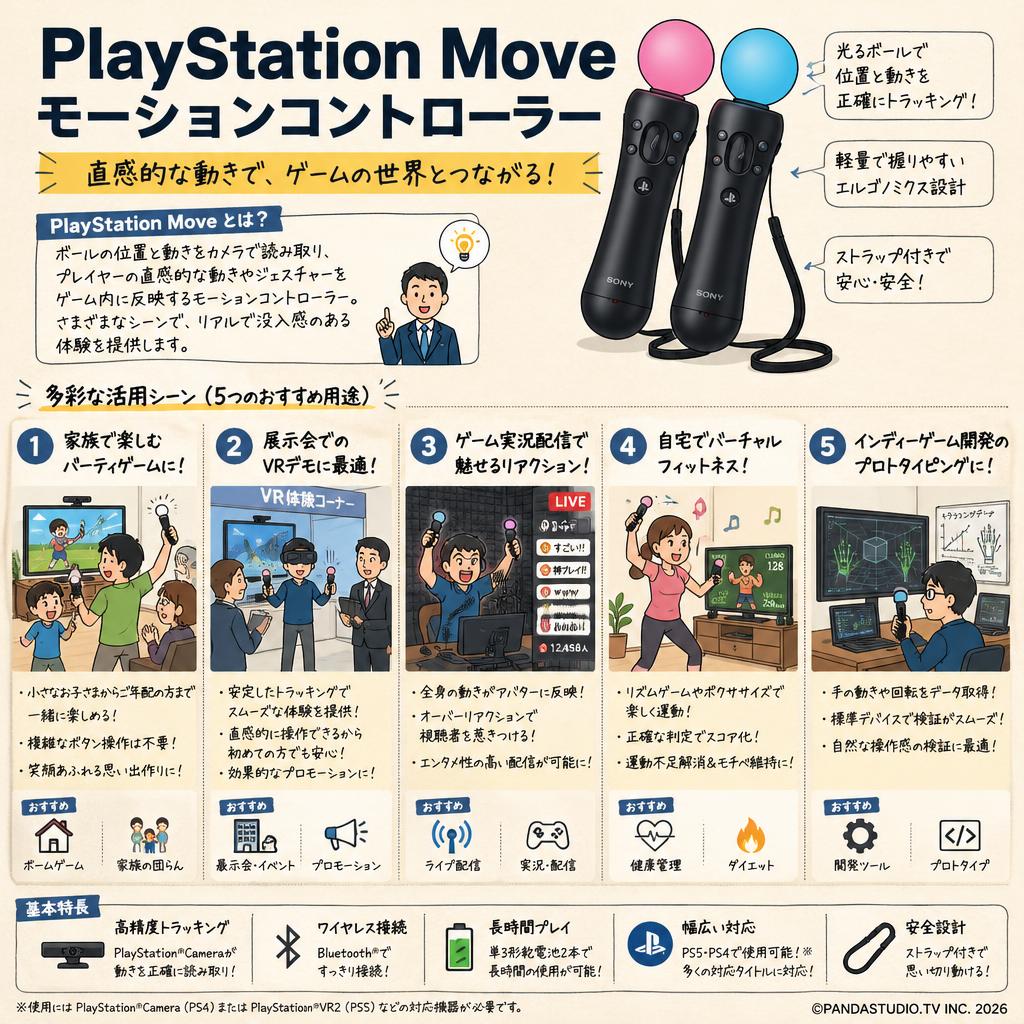 PlayStation Move モーションコントローラー 用途
