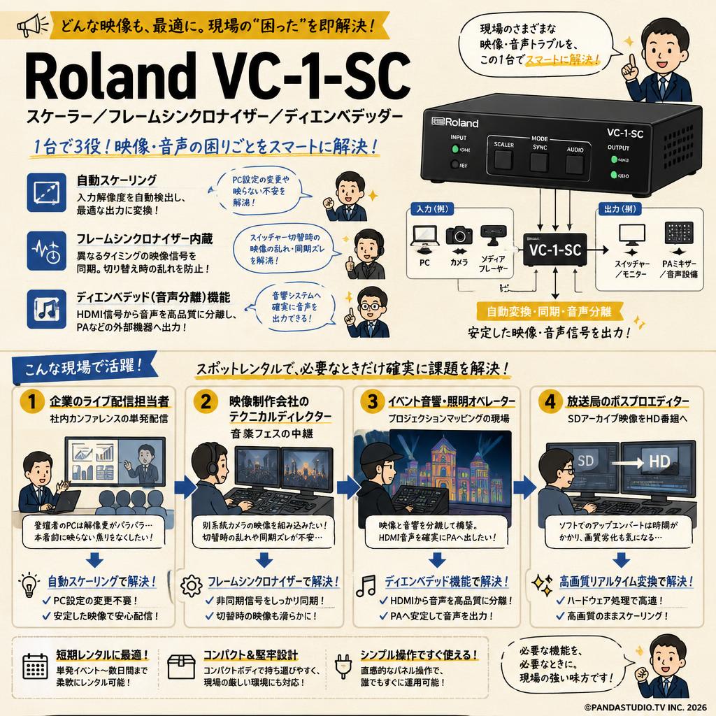 Roland VC-1-SC おもな対象のお客様