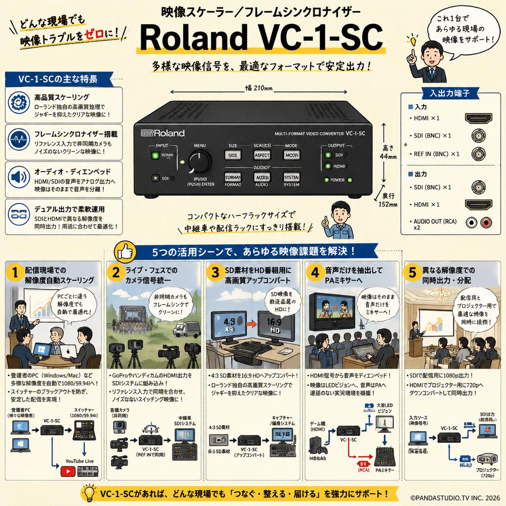 Roland VC-1-SC 用途
