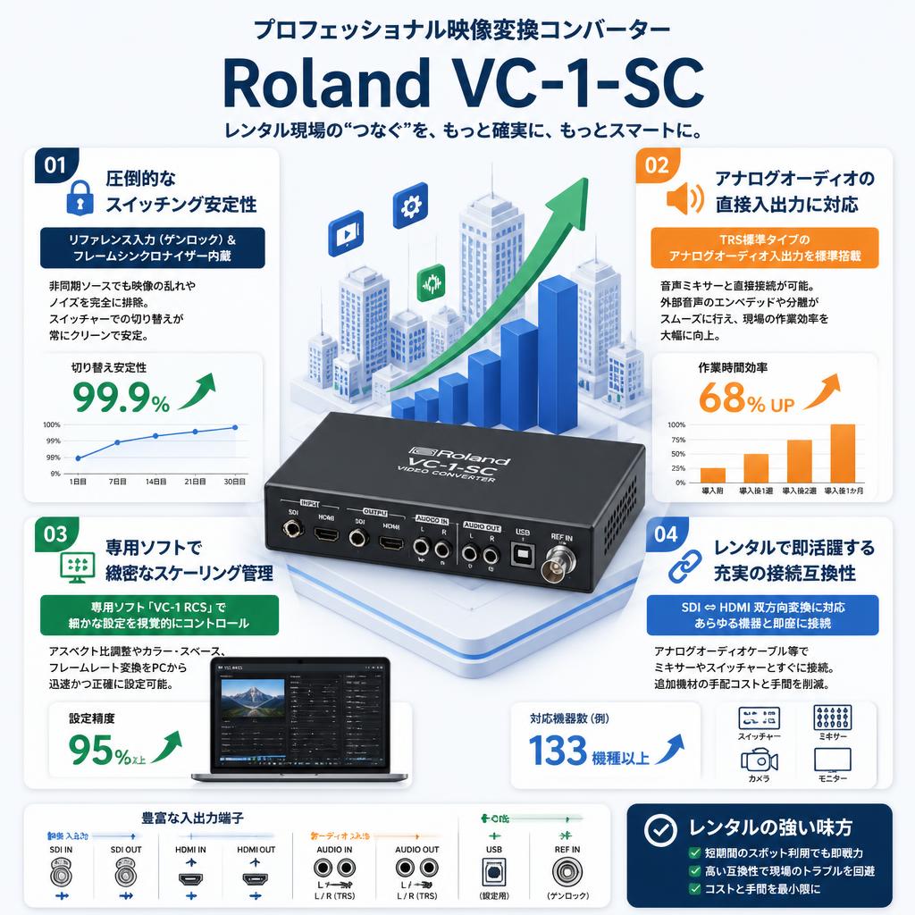 Roland VC-1-SC セールスポイント