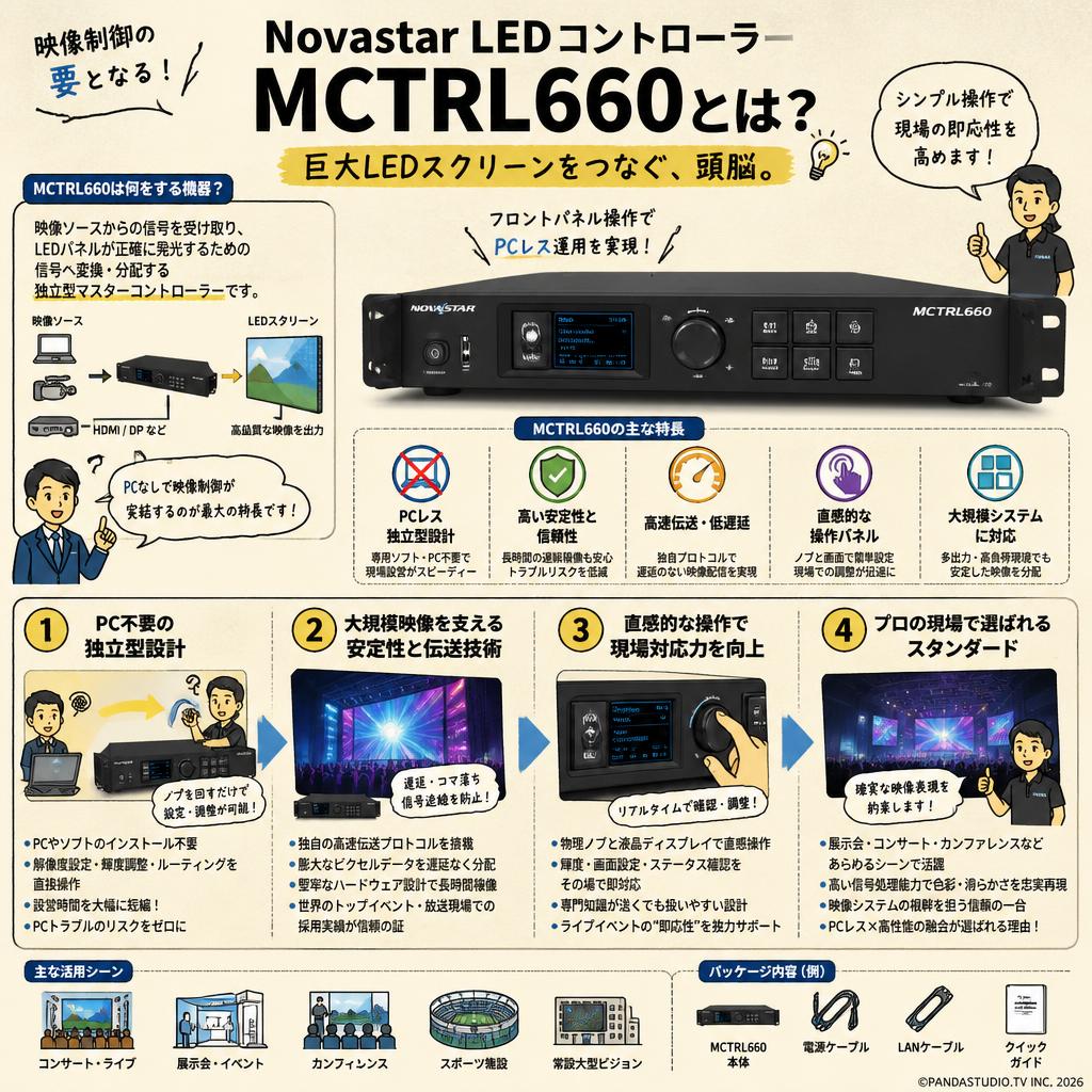 Novastar LEDコントローラー MCTRL660 概要
