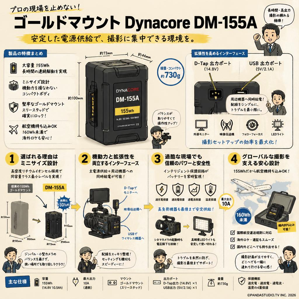 ゴールドマウント Dynacore DM-155A 概要