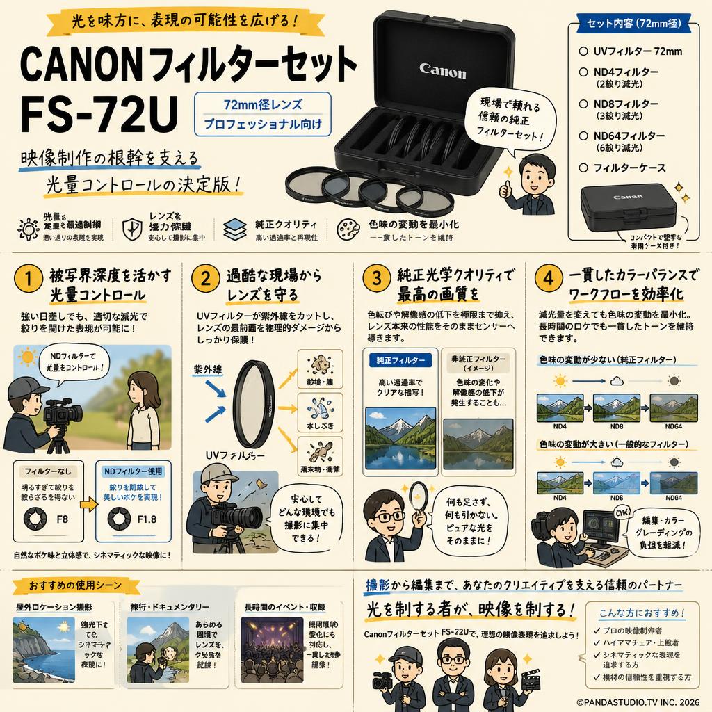 CANON フィルターセット FS-72U 概要