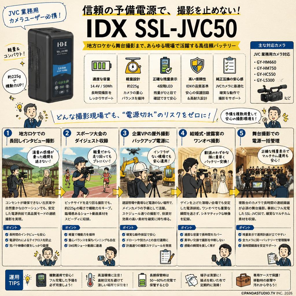 IDX SSL-JVC50 用途