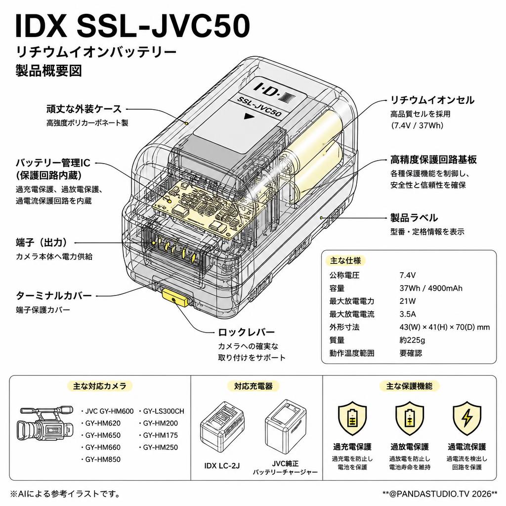 IDX SSL-JVC50 スペック