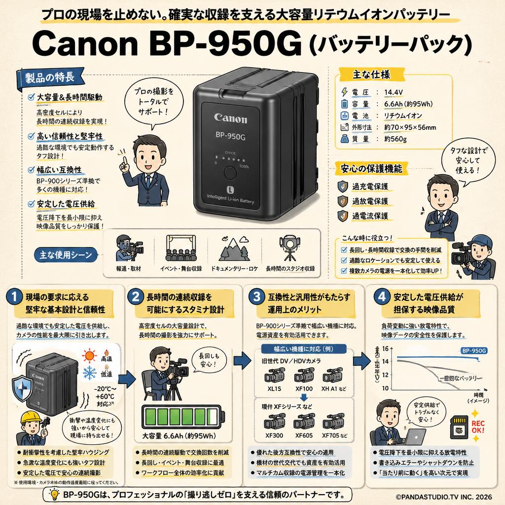 Canon BP-950G (バッテリーパック) 概要