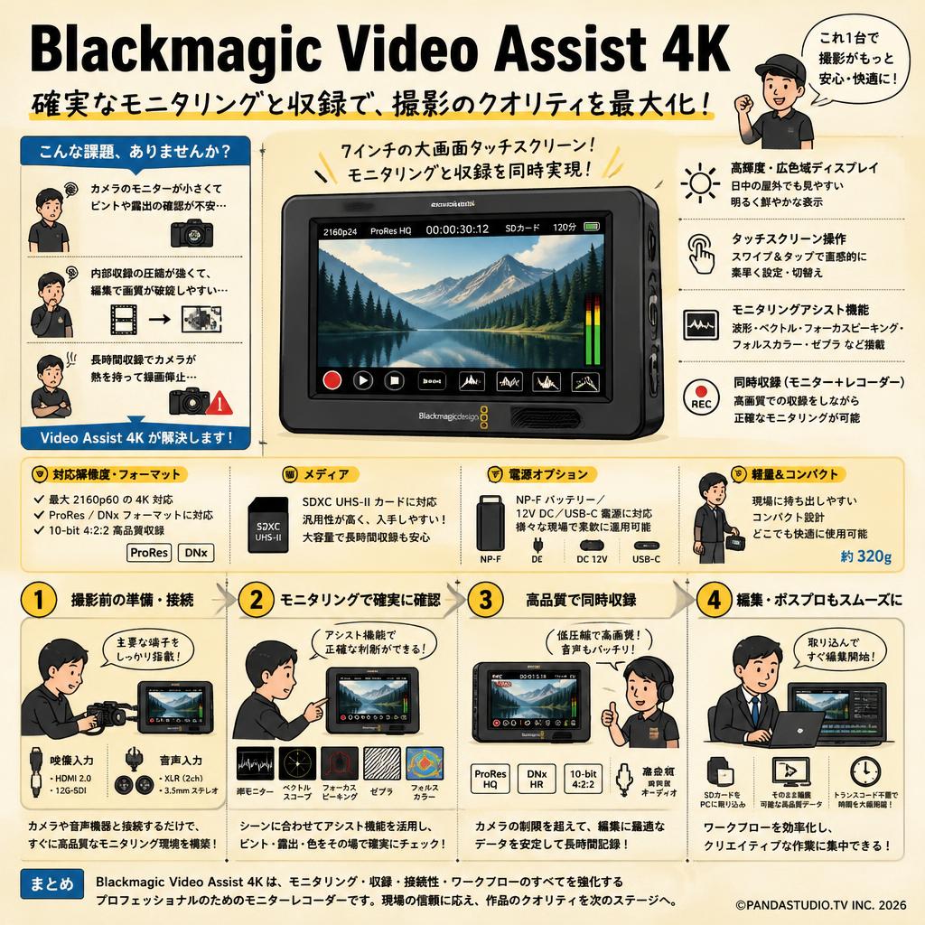 Blackmagic Video Assist 4K 概要