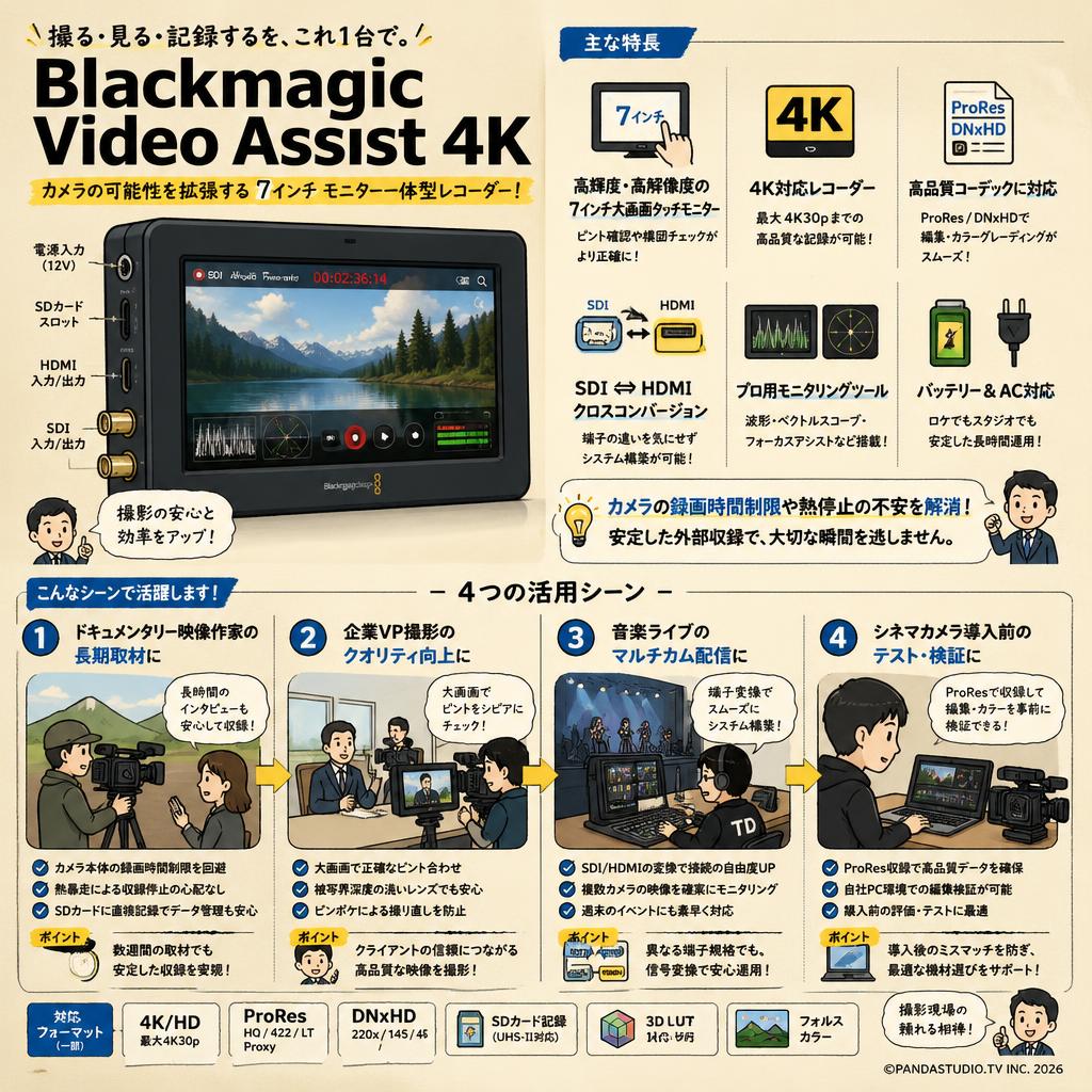 Blackmagic Video Assist 4K おもな対象のお客様