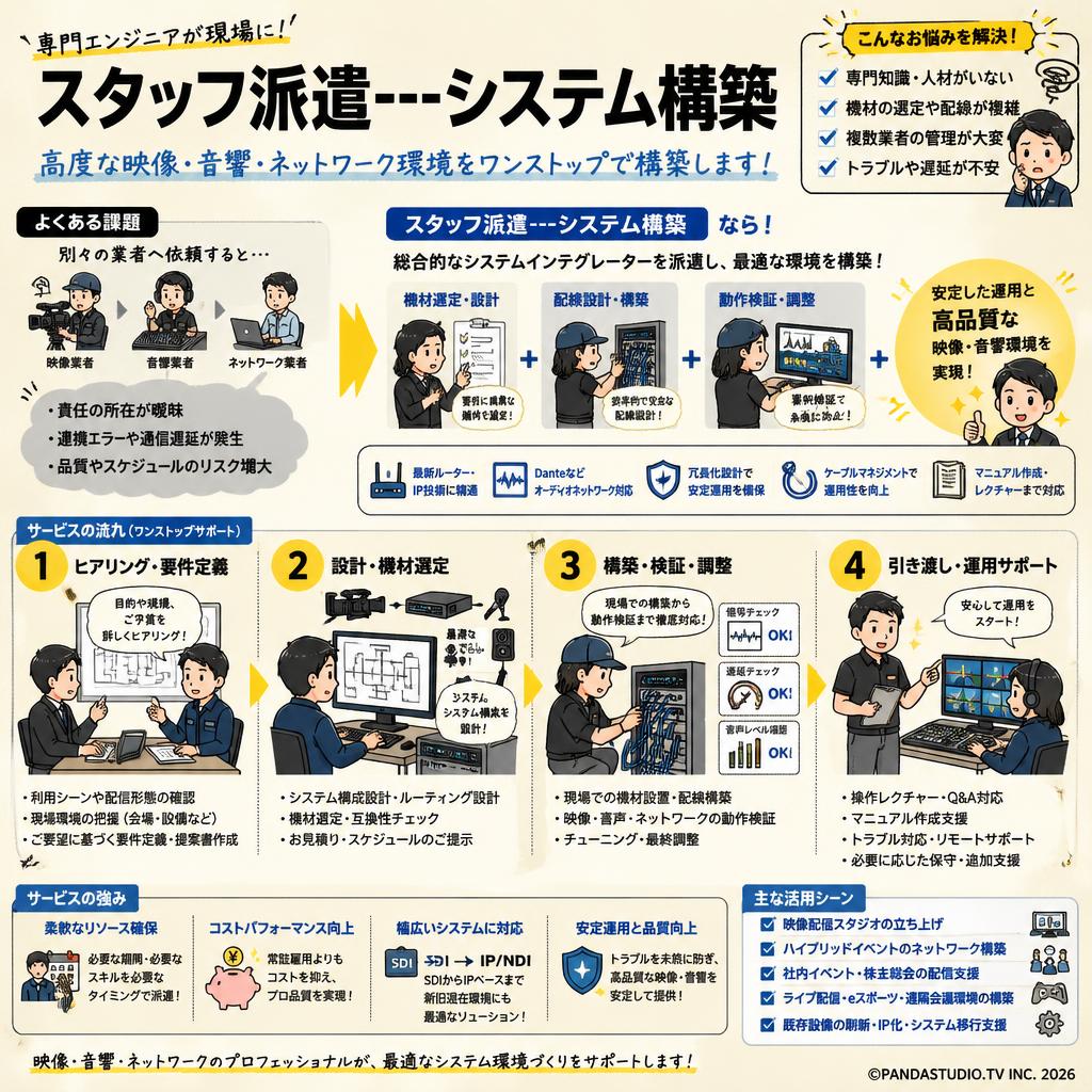 スタッフ派遣---システム構築 概要