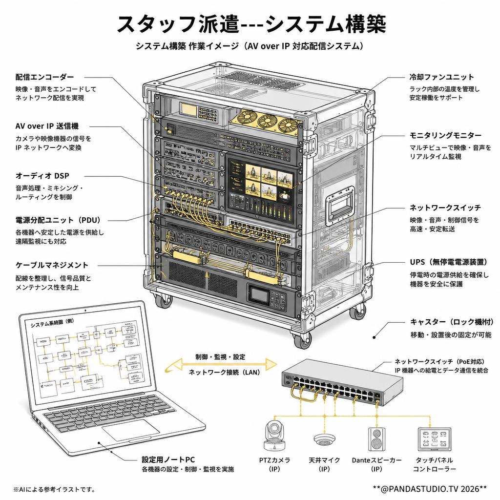 スタッフ派遣---システム構築 スペック