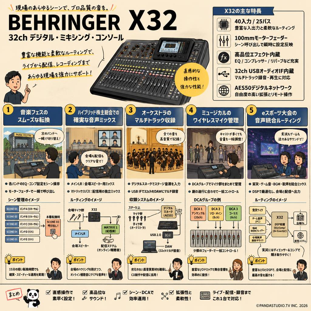 behringer X32 用途