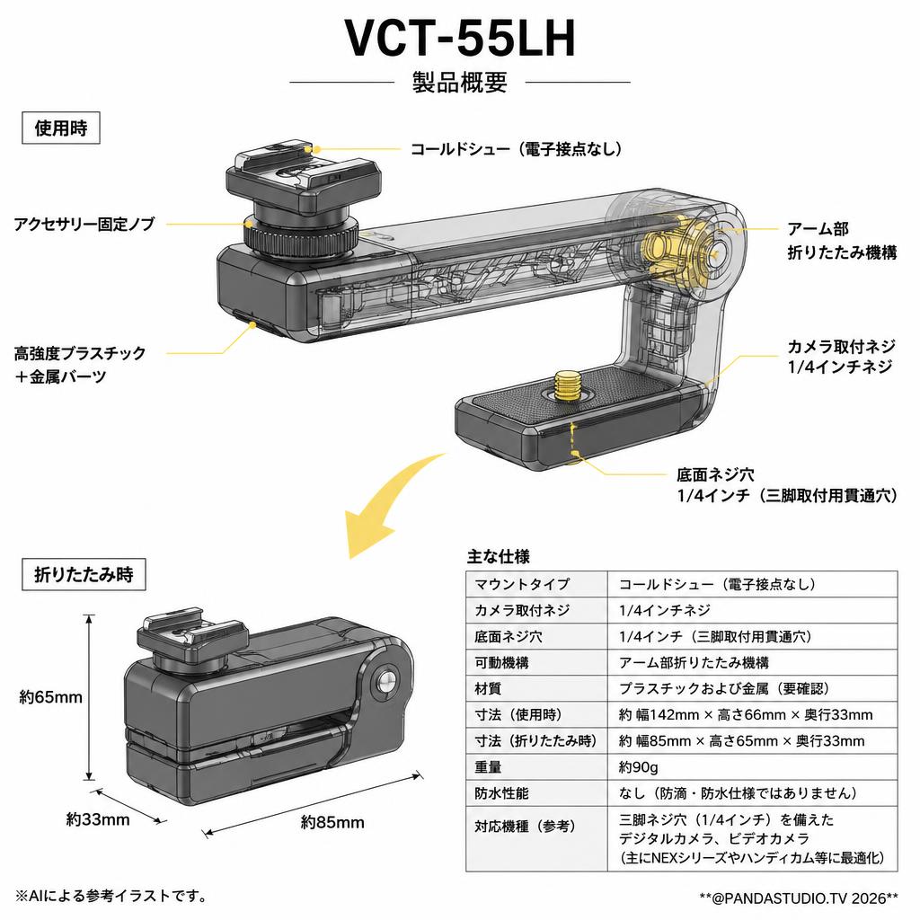 VCT-55LH スペック