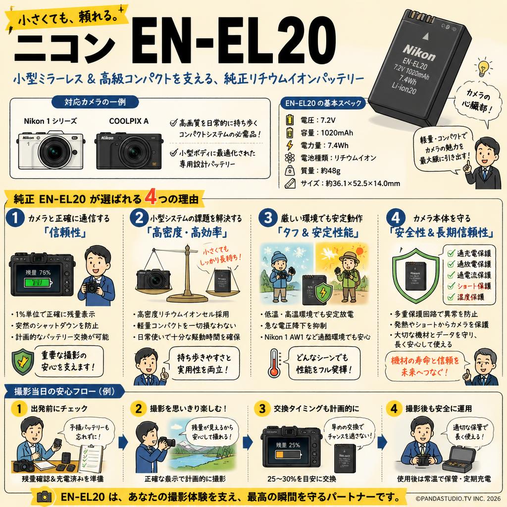 ニコン  EN-EL20 概要