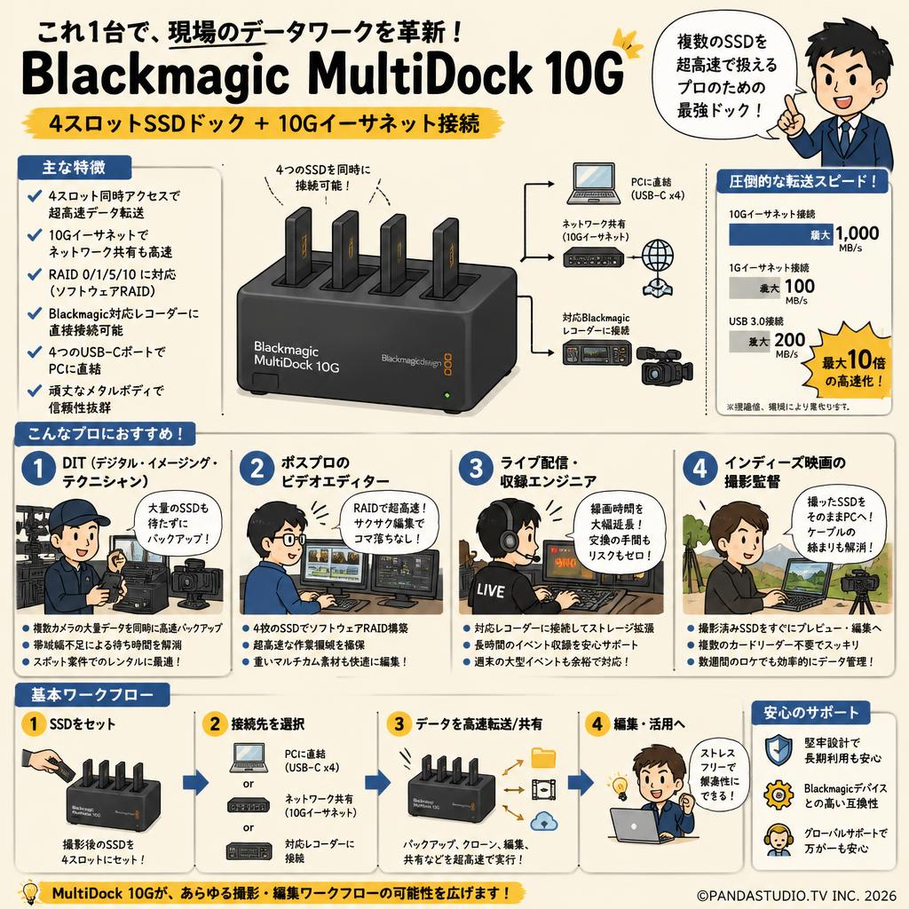 Blackmagic Design Blackmagic MultiDock 10G おもな対象のお客様