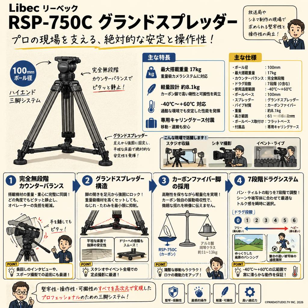 Libec リーベック RSP-750C グランドスプレッダー 概要