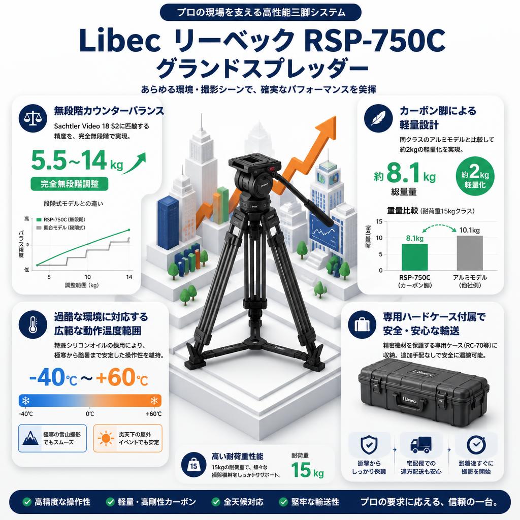 Libec リーベック RSP-750C グランドスプレッダー セールスポイント