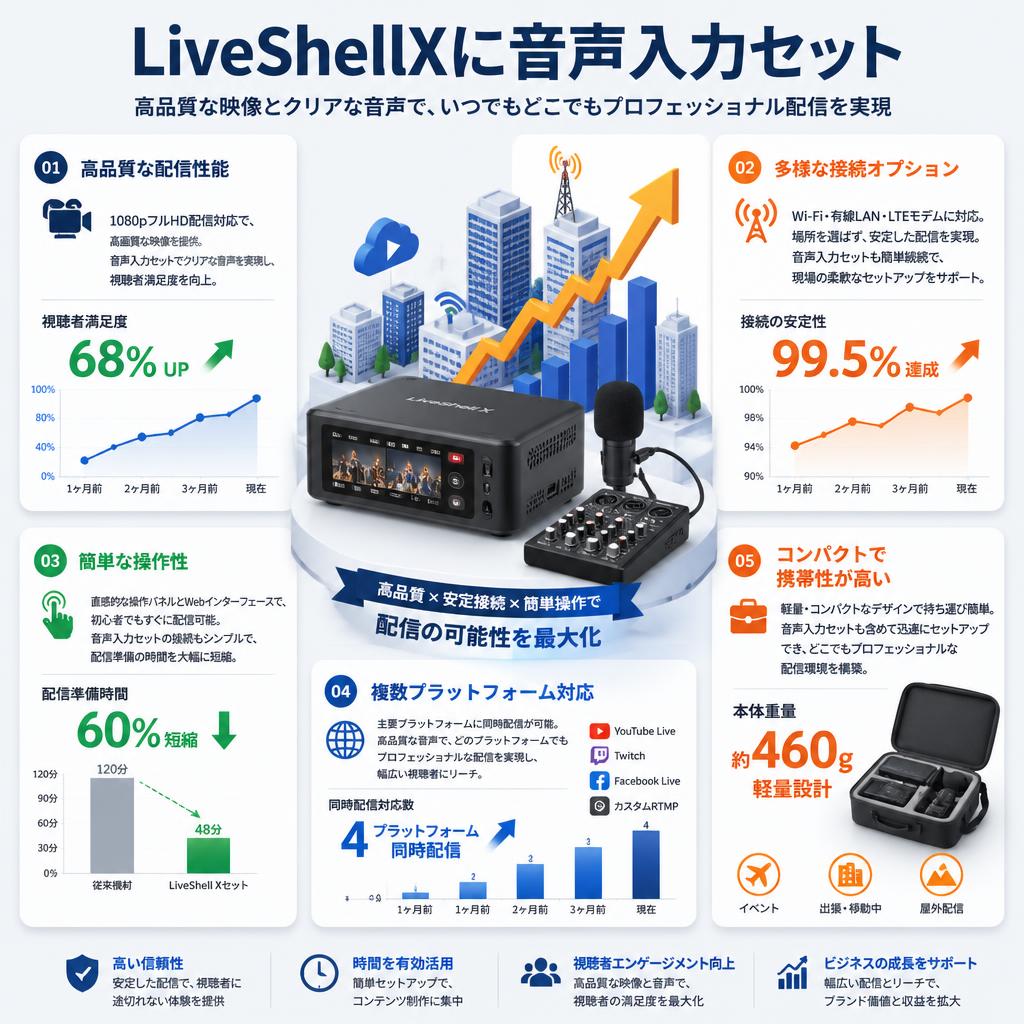 LiveShellXに音声入力セット セールスポイント