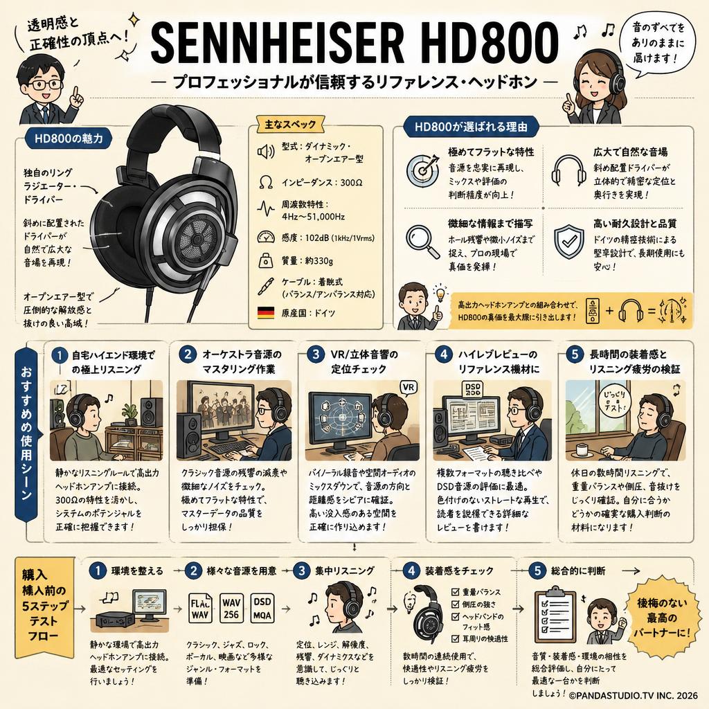 SENNHEISER HD800 用途