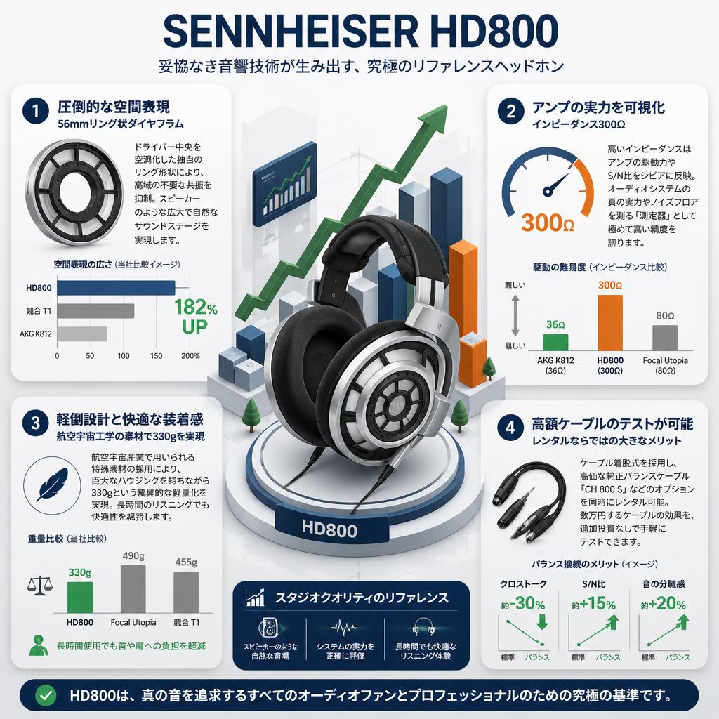 SENNHEISER HD800 セールスポイント