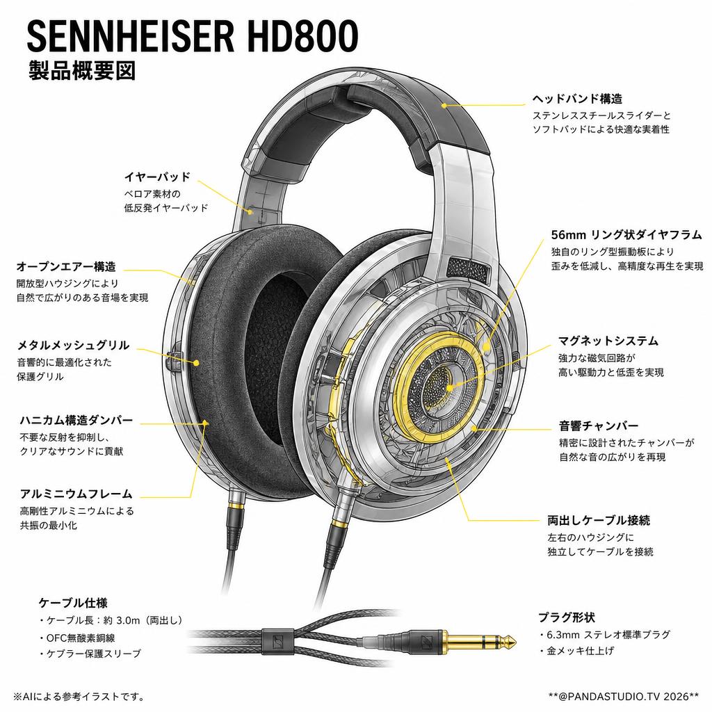 SENNHEISER HD800 スペック